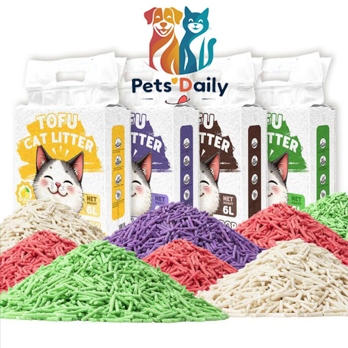 Customized Logo Eco-Friendly Custom Fragrance Clumping Tofu Cat Litter Sand